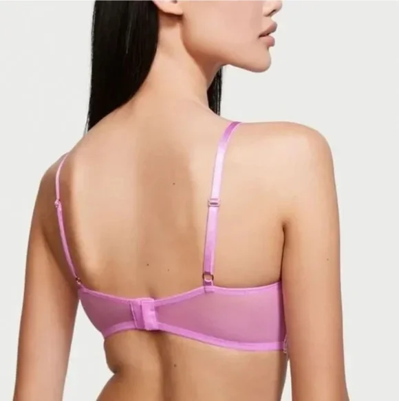 Victoria's Secret Luxe Lingerie Bras Lined Demi Women Intimates Size 34D - Picture 2 of 16